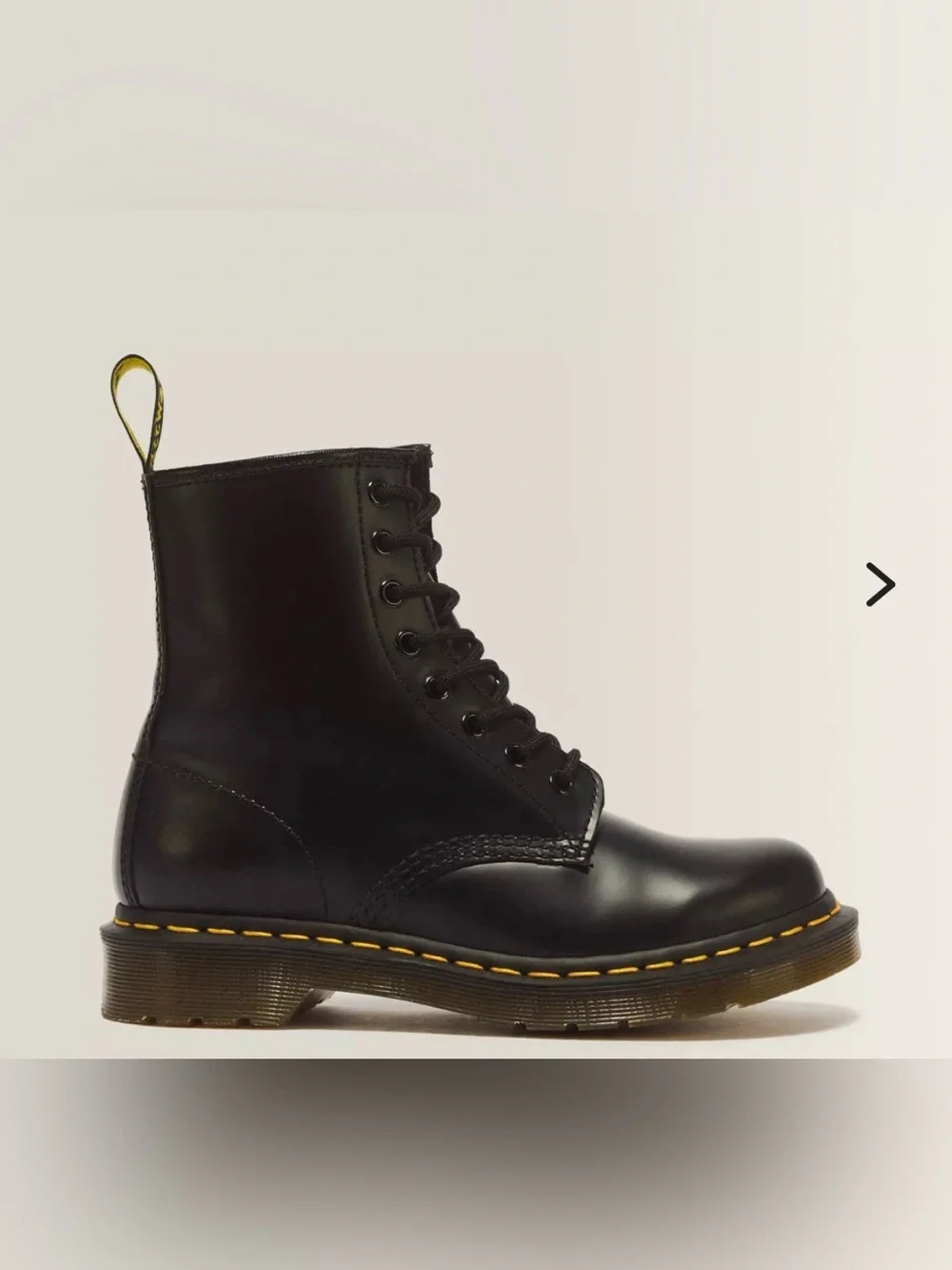 Dr. Marten’s Black Leather Lace-Up Boots